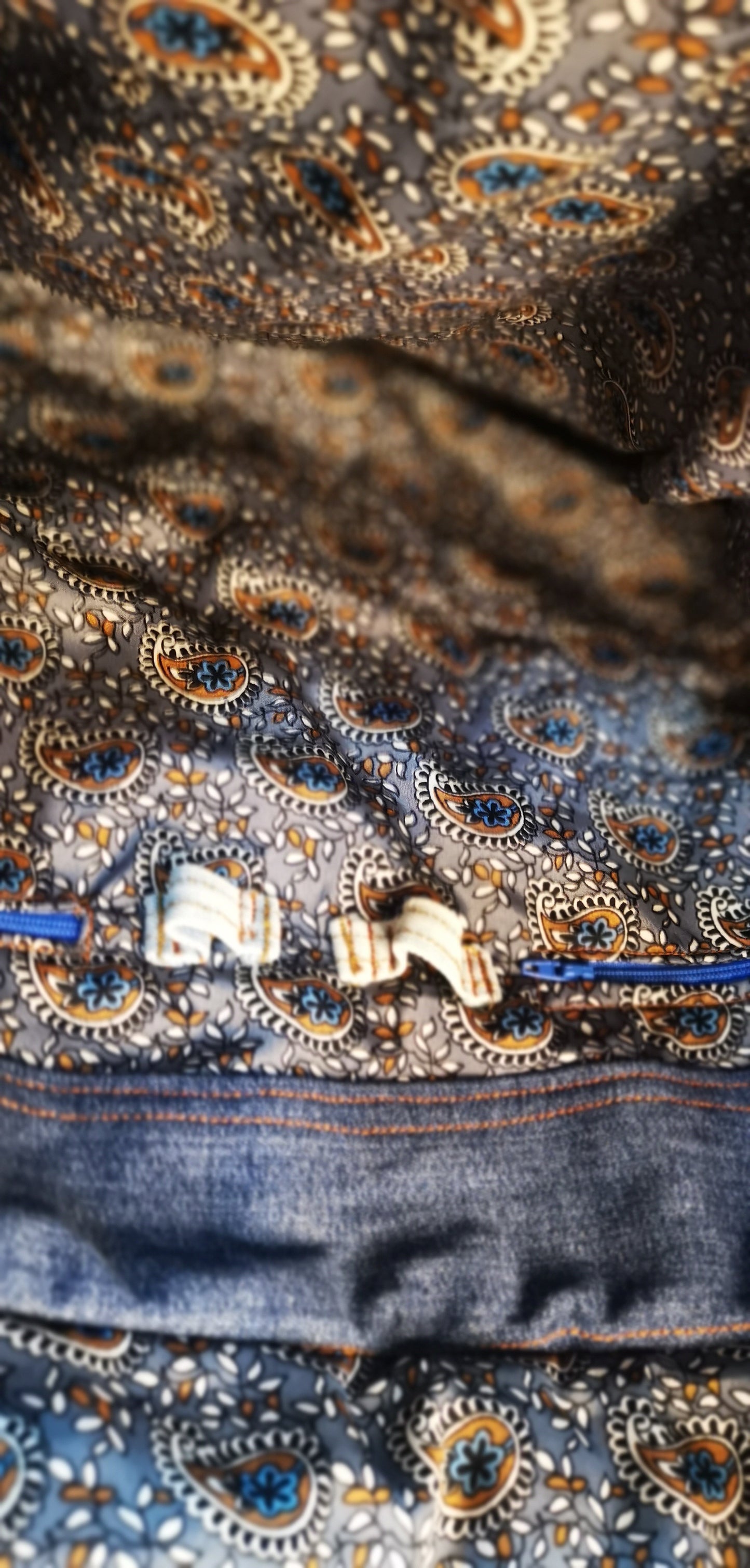 Patchwork sloppy tote