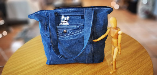 Cheeky puppy tote