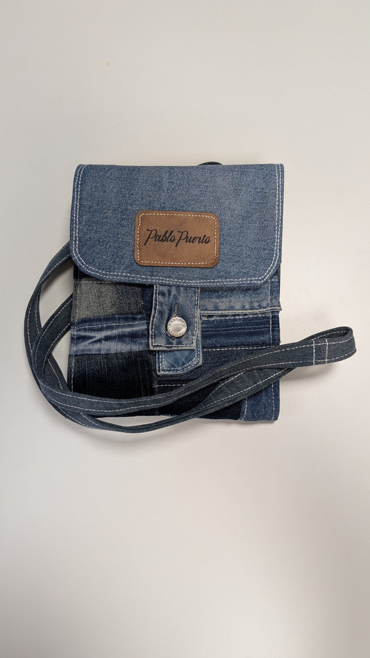 Patchwork cross body bag