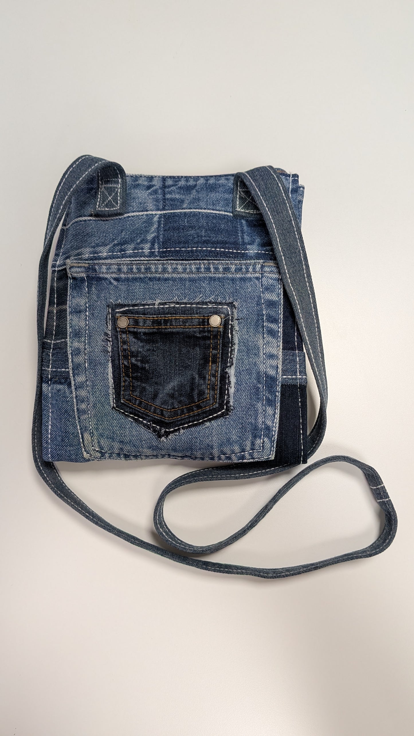 Patchwork cross body bag